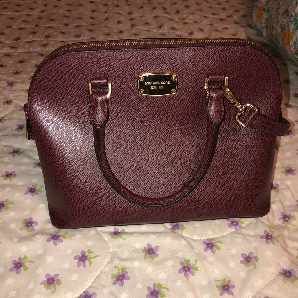 Maroon Michael Kors Purse (NEED GONE)